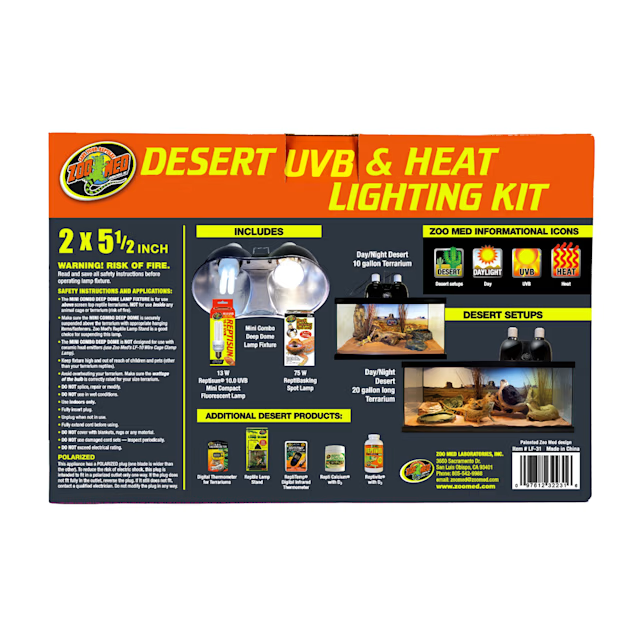 Desert UVB & Heat Lighting Kit