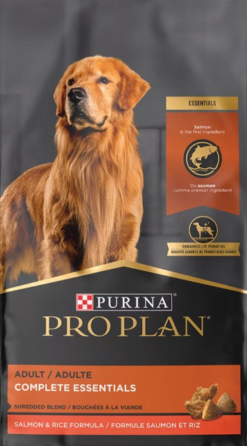 Alimento de salmón y arroz en trozos mezclados para adultos Complete Essentials de Pro Plan - Mascotito PR