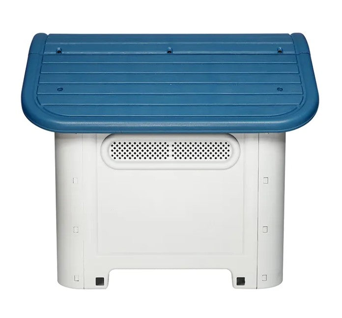 Cozy Shelter with Raised Floor Weatherproof Floor Drainage Dog Kennel Temperature Controlled Ventilation - Mascotito PR