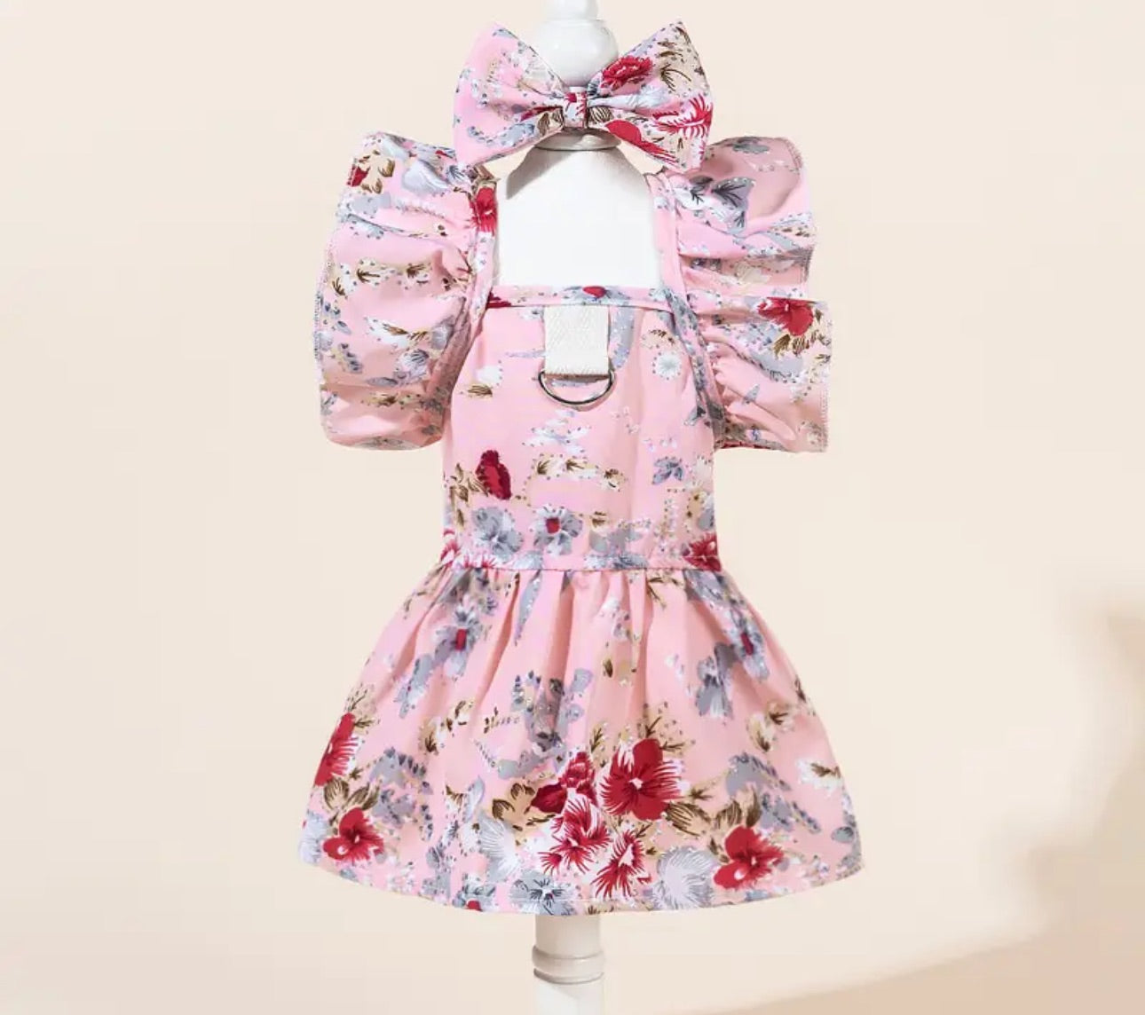 Flower Dress Pink Sparkle for dogs