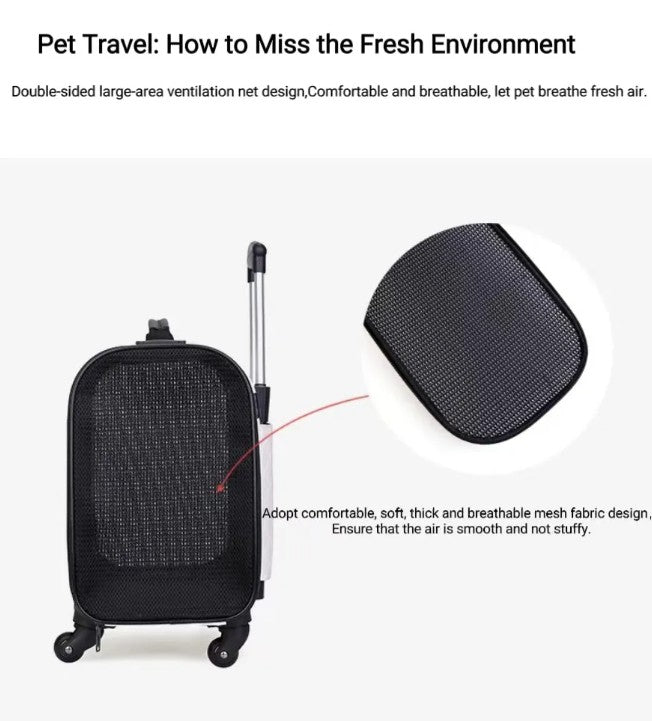 Wheel Pet Trolley Box - Mascotito PR