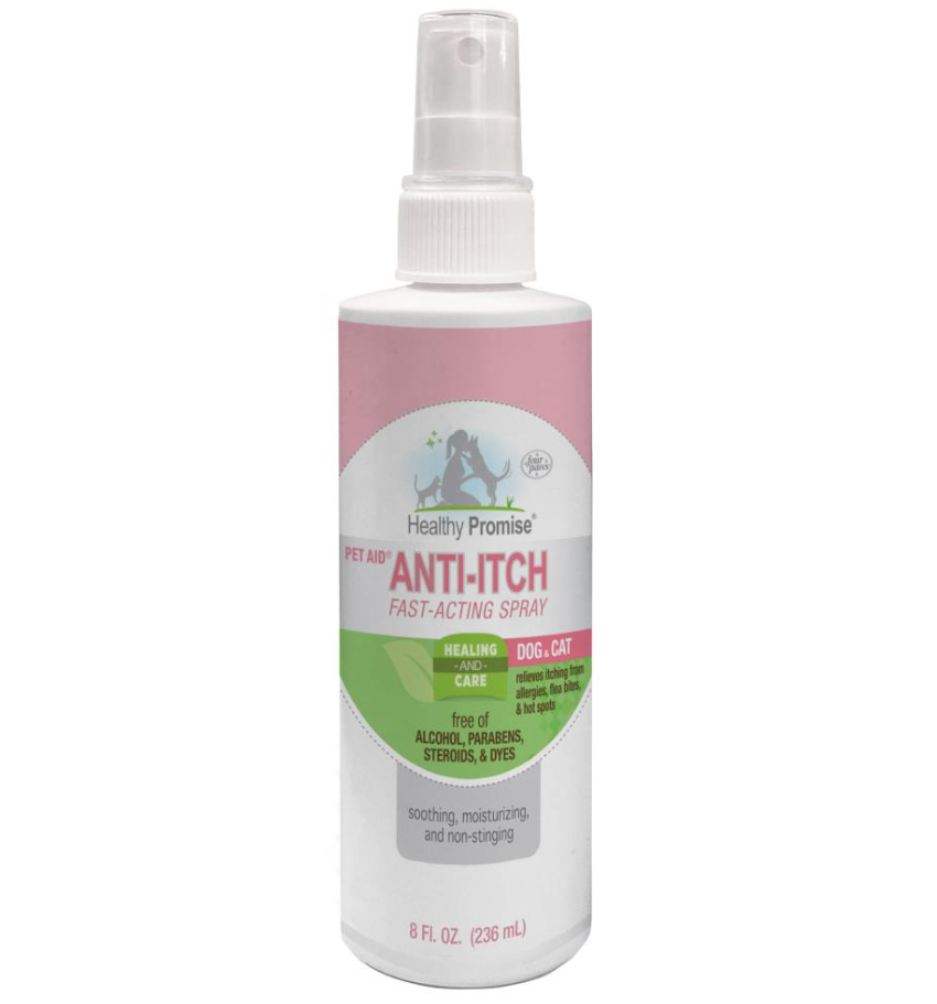Pet Aid® Fast-Acting Anti-Itch Spray For Dogs & Cats Healthy Promise™ - Mascotito PR