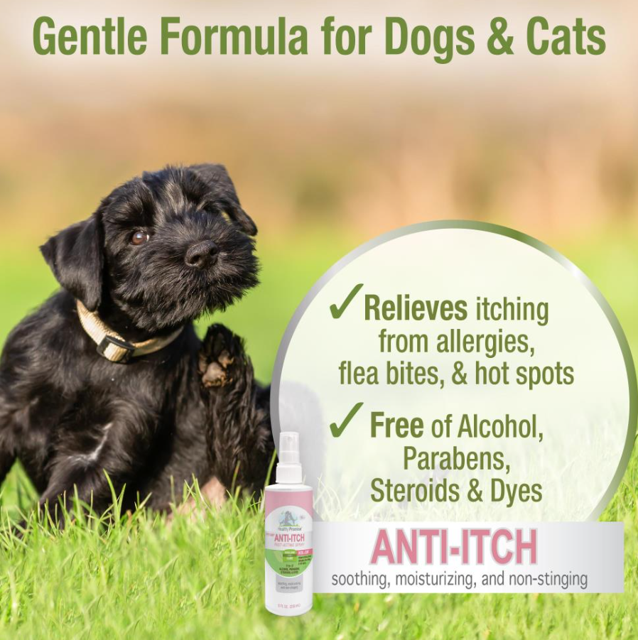 Pet Aid® Fast-Acting Anti-Itch Spray For Dogs & Cats Healthy Promise™ - Mascotito PR