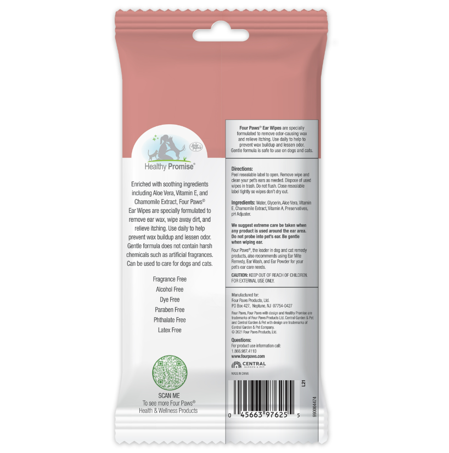 Healthy Promise™ Pet Ear Wipes - Mascotito PR