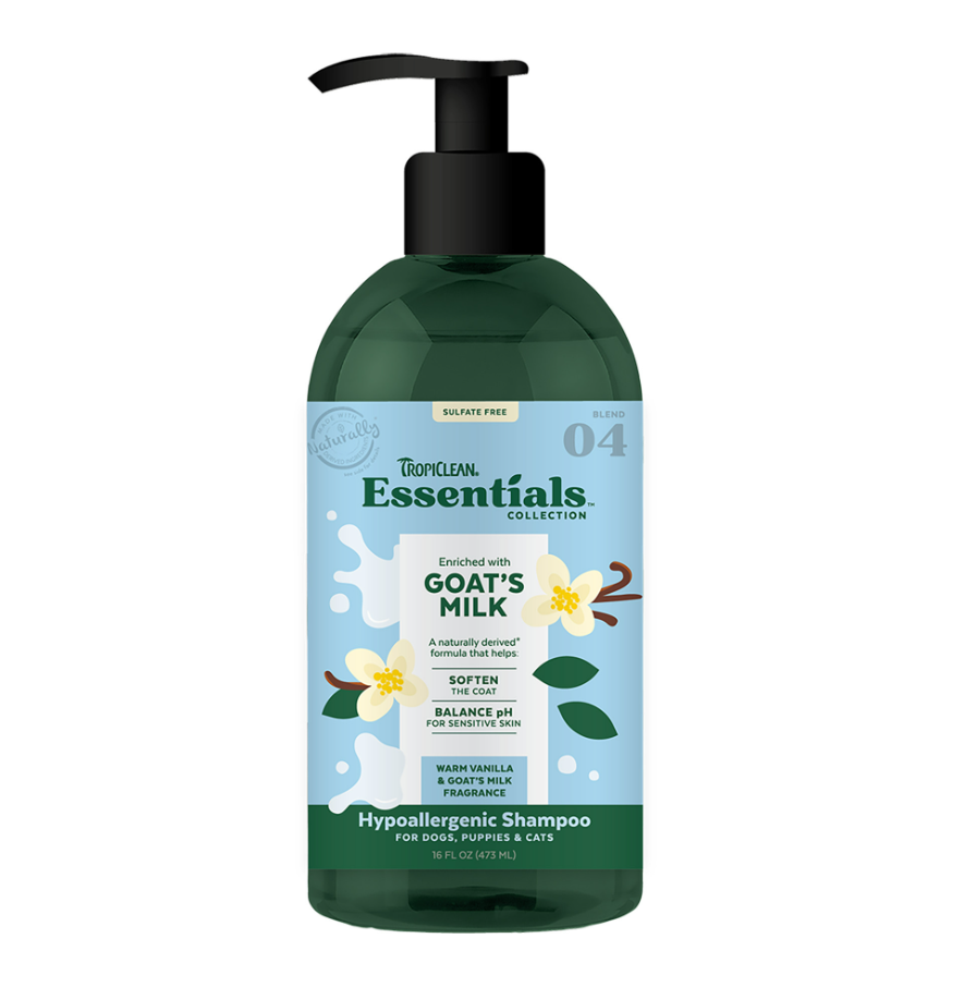 Goat’s Milk Hypoallergenic Shampoo for Dogs, Puppies and Cats - Mascotito PR