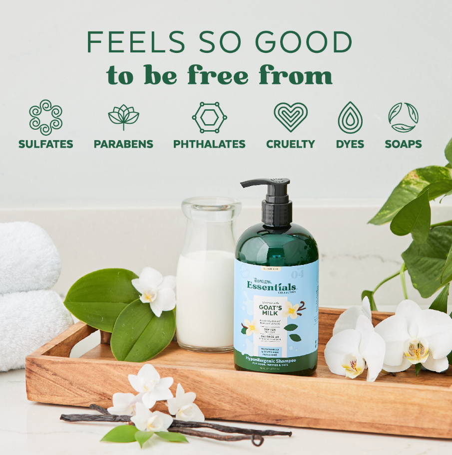 Goat’s Milk Hypoallergenic Shampoo for Dogs, Puppies and Cats - Mascotito PR