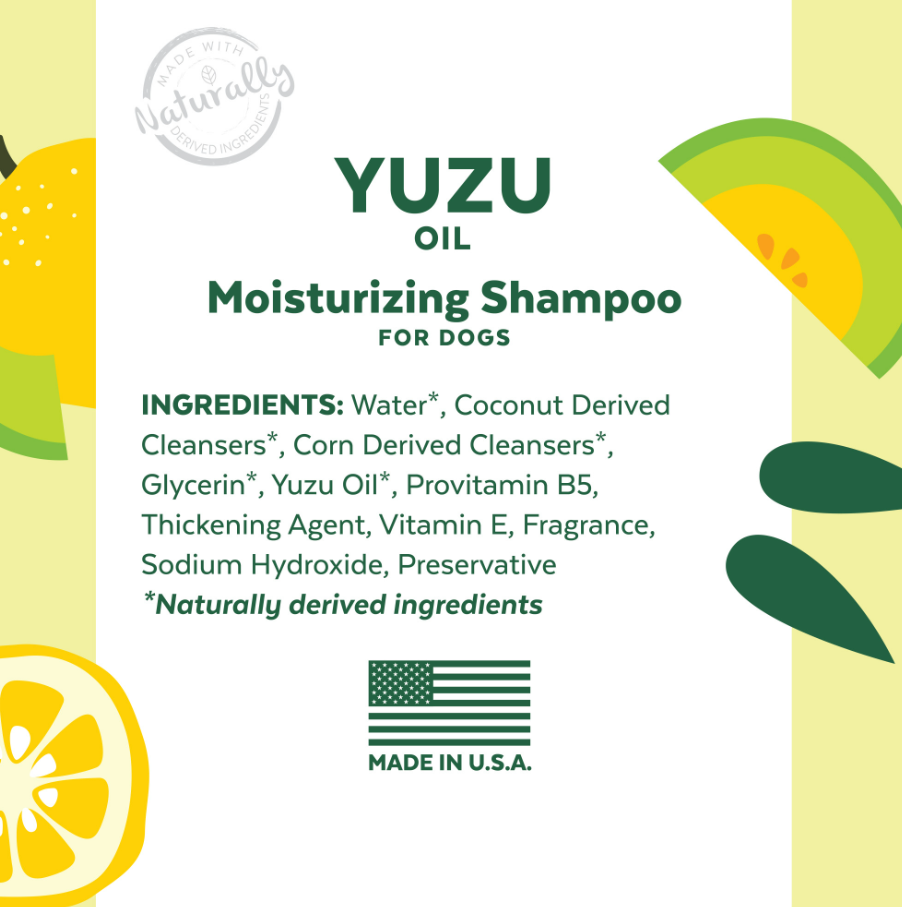 Yuzu Oil Moisturizing Shampoo for Dogs - Mascotito PR