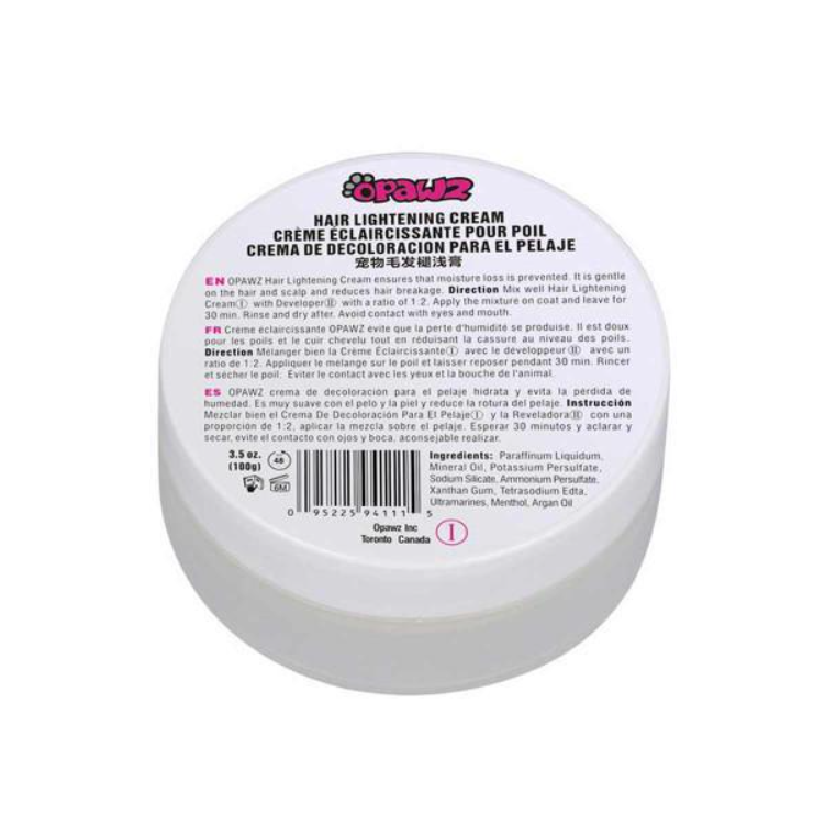 OPAWZ HAIR LIGHTENING CREAM 3.5oz - Mascotito PR