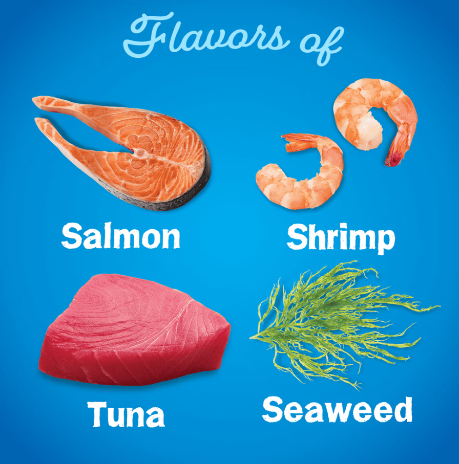 Friskies Seafood Sensations With Flavors of Salmon, Tuna, Shrimp & Seaweed Dry Cat Food