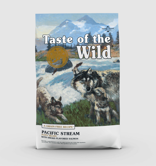 Pacific Stream Puppy Recipe with Smoke-Flavored Salmon