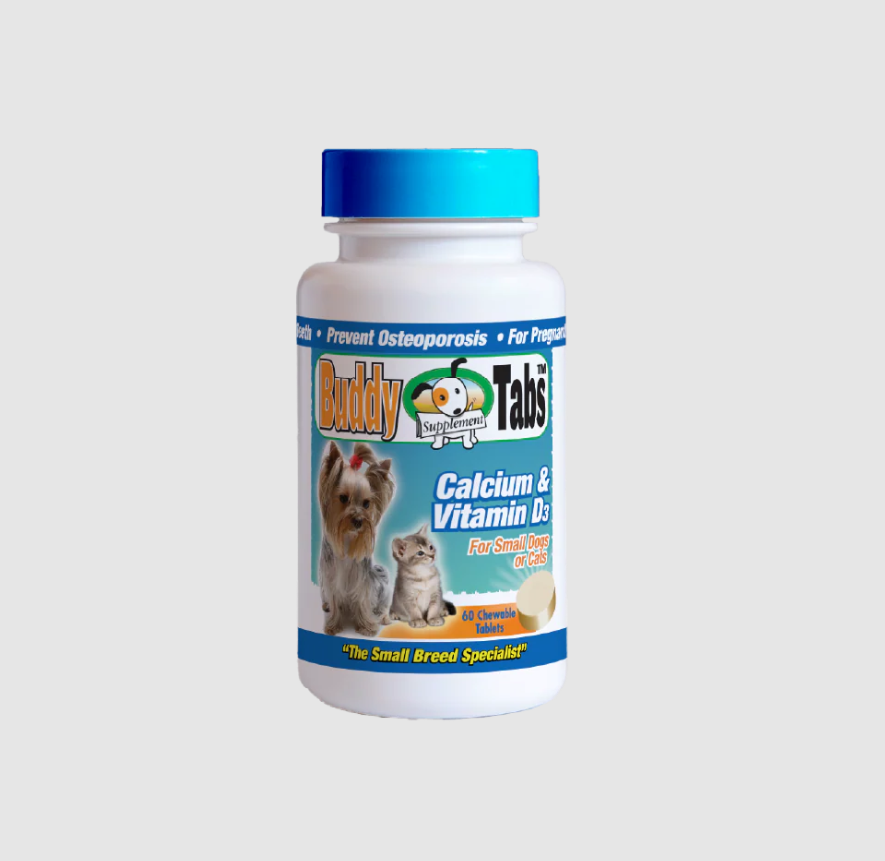 Buddy Tabs Calcium & Vitamin D3 (60 Tabs)