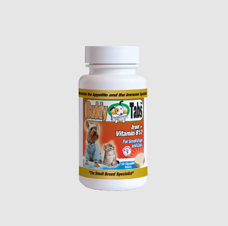 Buddy Tabs Iron + Vitamin B12 (60 Tabs)