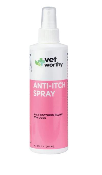 Vet Worthy Hydrocortisone Anti-Itch Spray for Dogs - 8 oz