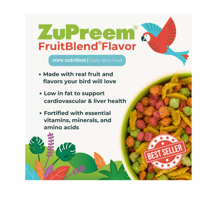 ZuPreem® FruitBlend Medium Bird Food