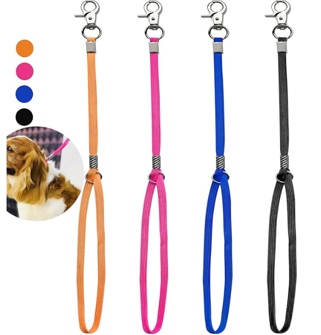 Pet Dog Grooming Loop, Nylon Restraint Noose Adjustable Dog Grooming Supplies for Pet Grooming Table Bathtub 22 Inches