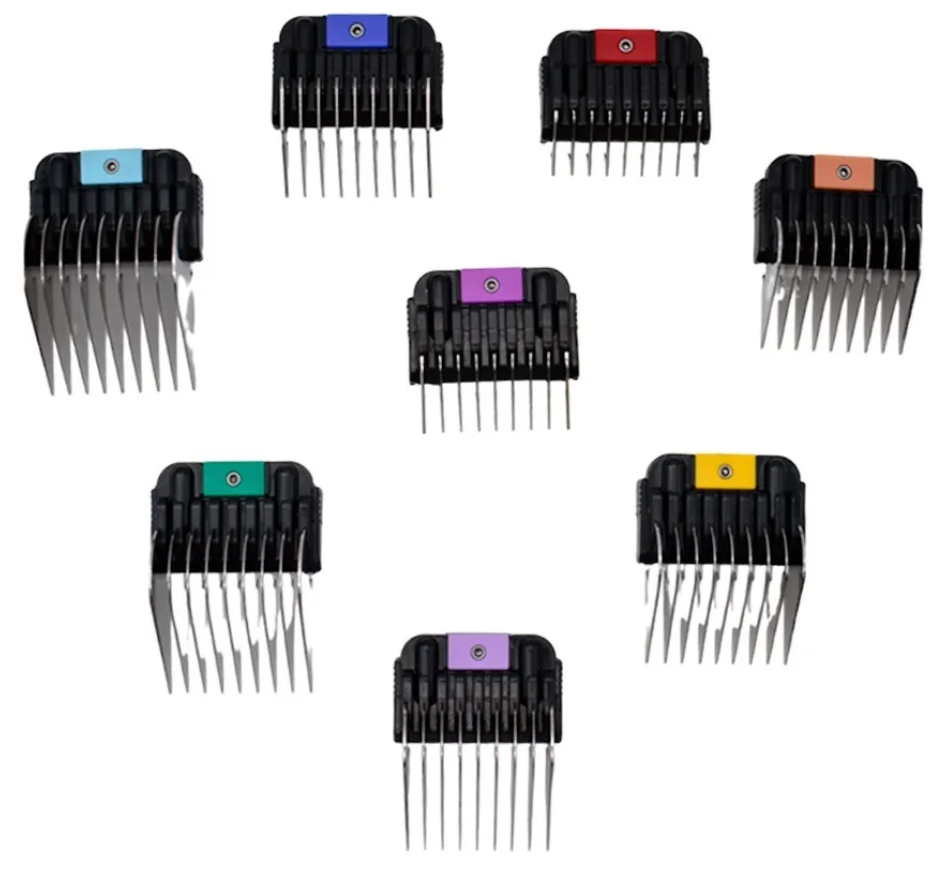 JOYZZE (5 In 1) 8 PIECE METAL COMB SET
