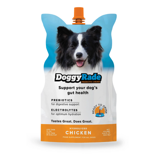 DoggyRade Prebiotics + Hydration 8.4 fl. oz Pouch - Chicken Flavor