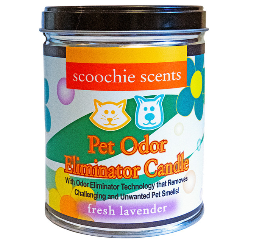 Scoochie Scents Fresh Lavender Pet Odor Eliminator Candle Tin