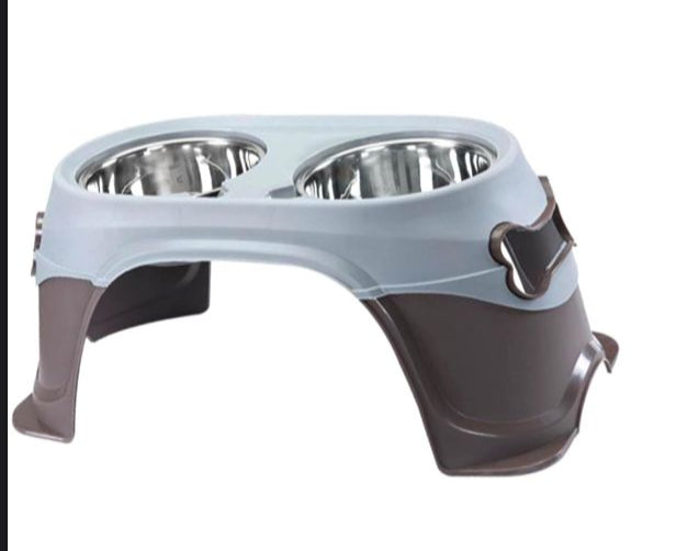 Pet Feeder Plastic Cat Dog Food Feeding Dish Tray Bowl - Mascotito PR