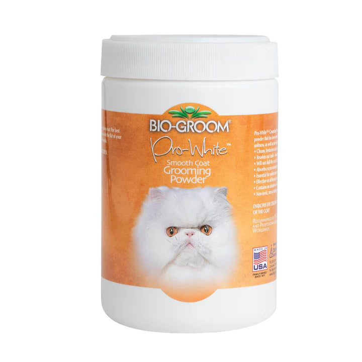 BIO-GROOM PRO-WHITE SMOOTH COAT GROOMING POWDER - Mascotito PR