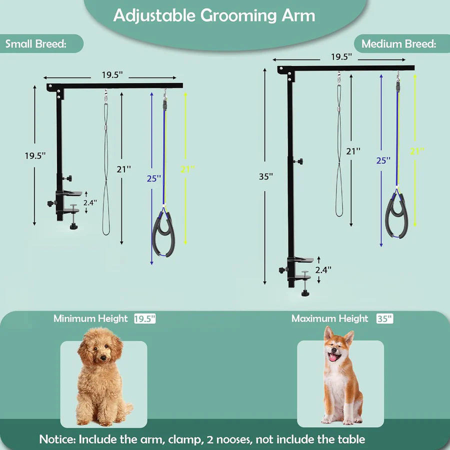 GHD 35"-39" DOG GROOMING ARM WITH CLAMP - Mascotito PR
