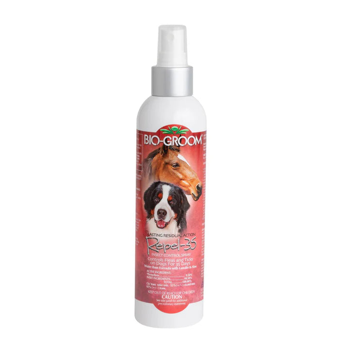 BIO-GROOM REPEL-35 FLEAS & TICKS SPRAY - Mascotito PR