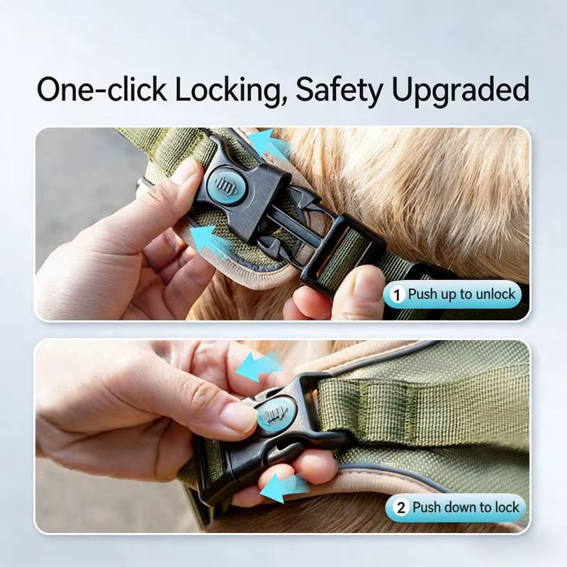 Tactical Harness- Adjustable Dog Harness