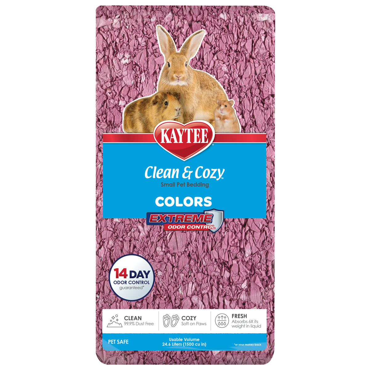 Kaytee Clean & Cozy Colors Plum Bedding