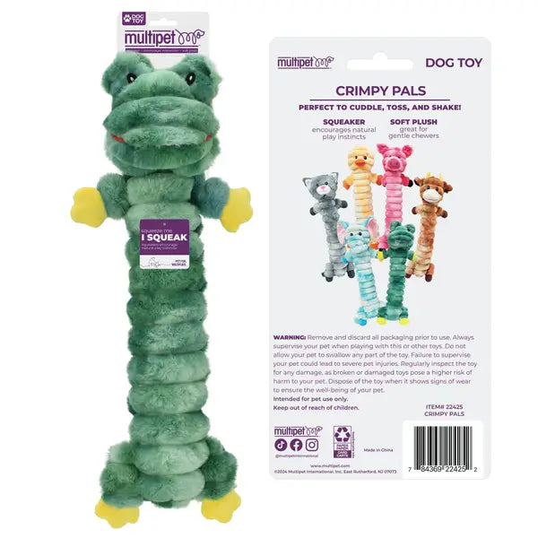 Crimpy Palz Dog Toy 20’