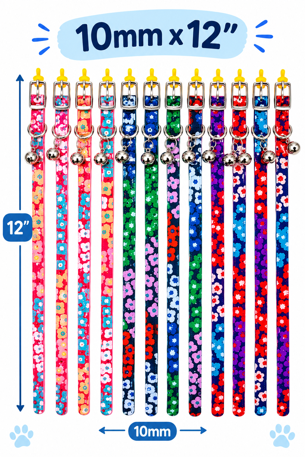 Flowers Cat/Small Dog Collars