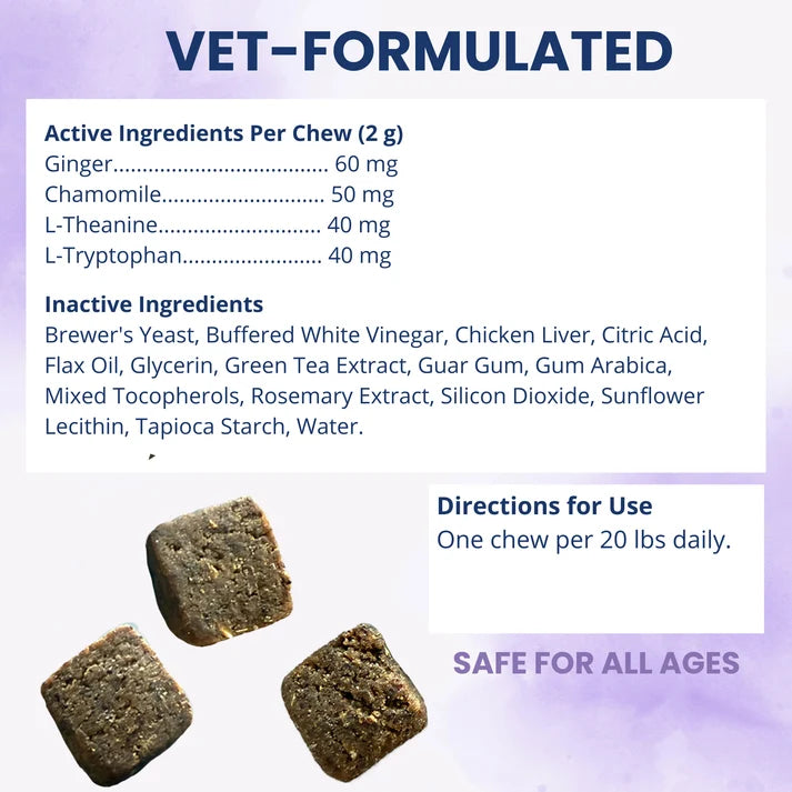 Calming Chews for Dogs Under the Weather