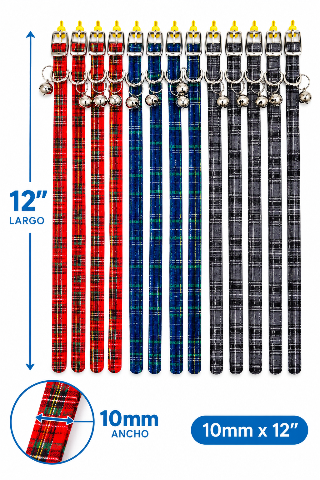 Squares Cat/Small Dog Collars