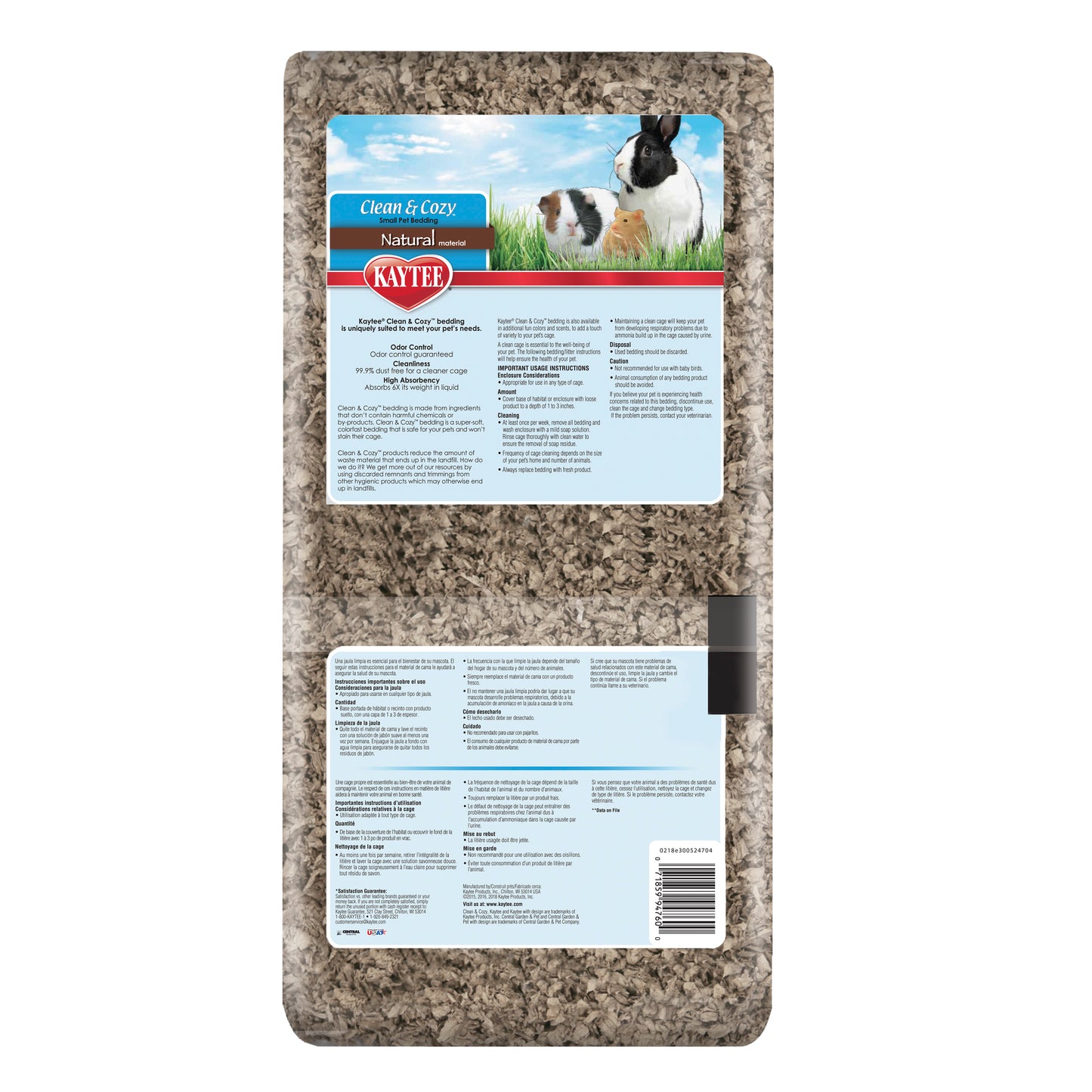 Kaytee Clean & Cozy Natural Bedding
