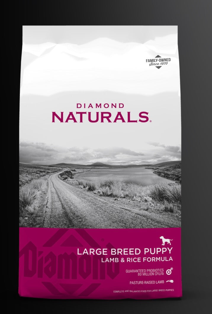 Diamond Dogs-LARGE BREED PUPPY LAMB & RICE FORMULA 40 lbs