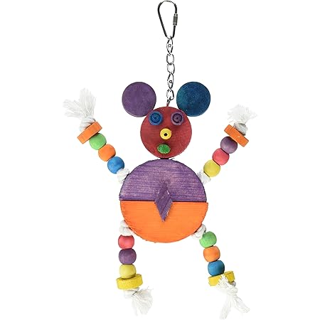 A&E Beaks Silly Wood Frog Assorted Bird