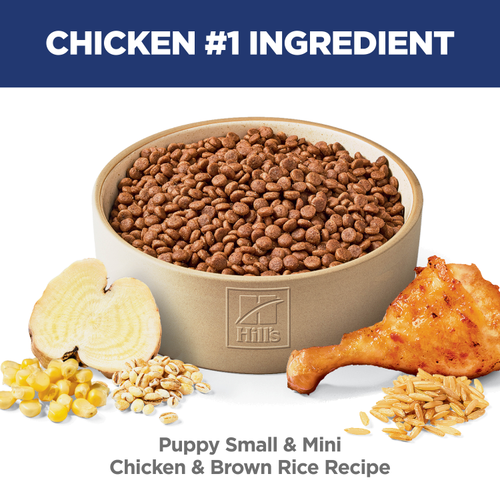 Hill's Puppy Small & Mini Chicken & Brown Rice Recipe