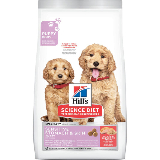 Puppy Sensitive Stomach & Skin Salmon & Brown Rice Recipe