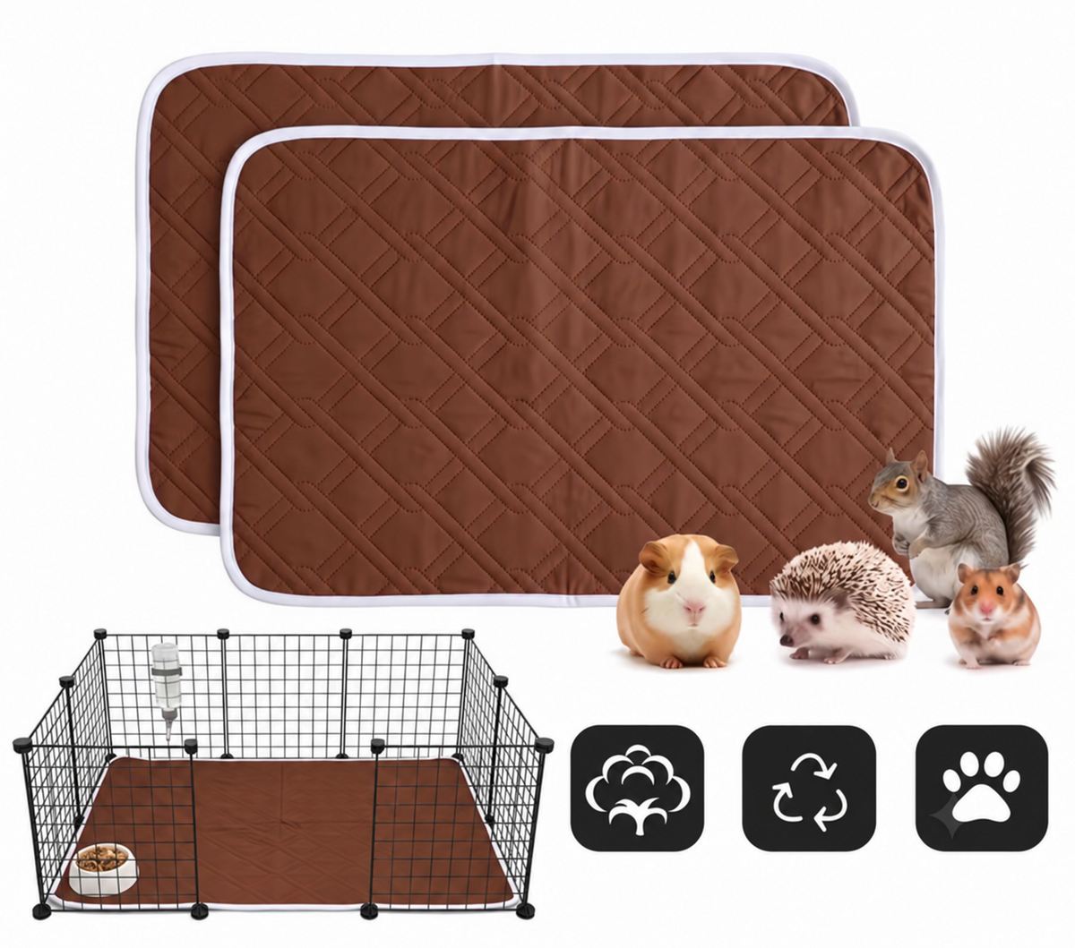 Pet Comfort Waterproof Mat – Alfombra Acolchada para Mascotas