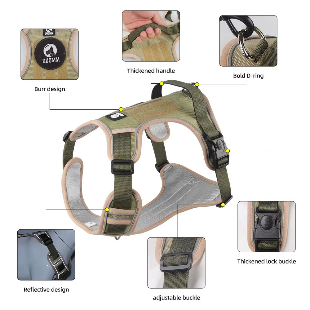 Tactical Harness- Adjustable Dog Harness