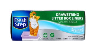 Fresh Step Drawstring Litter Box Scented Liners