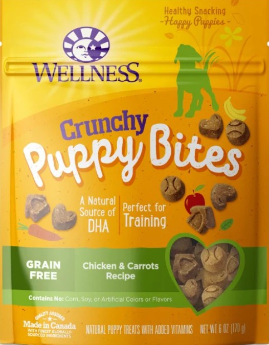 Crunchy Puppy Bites Chicken & Carrots CASE 8/6oz
