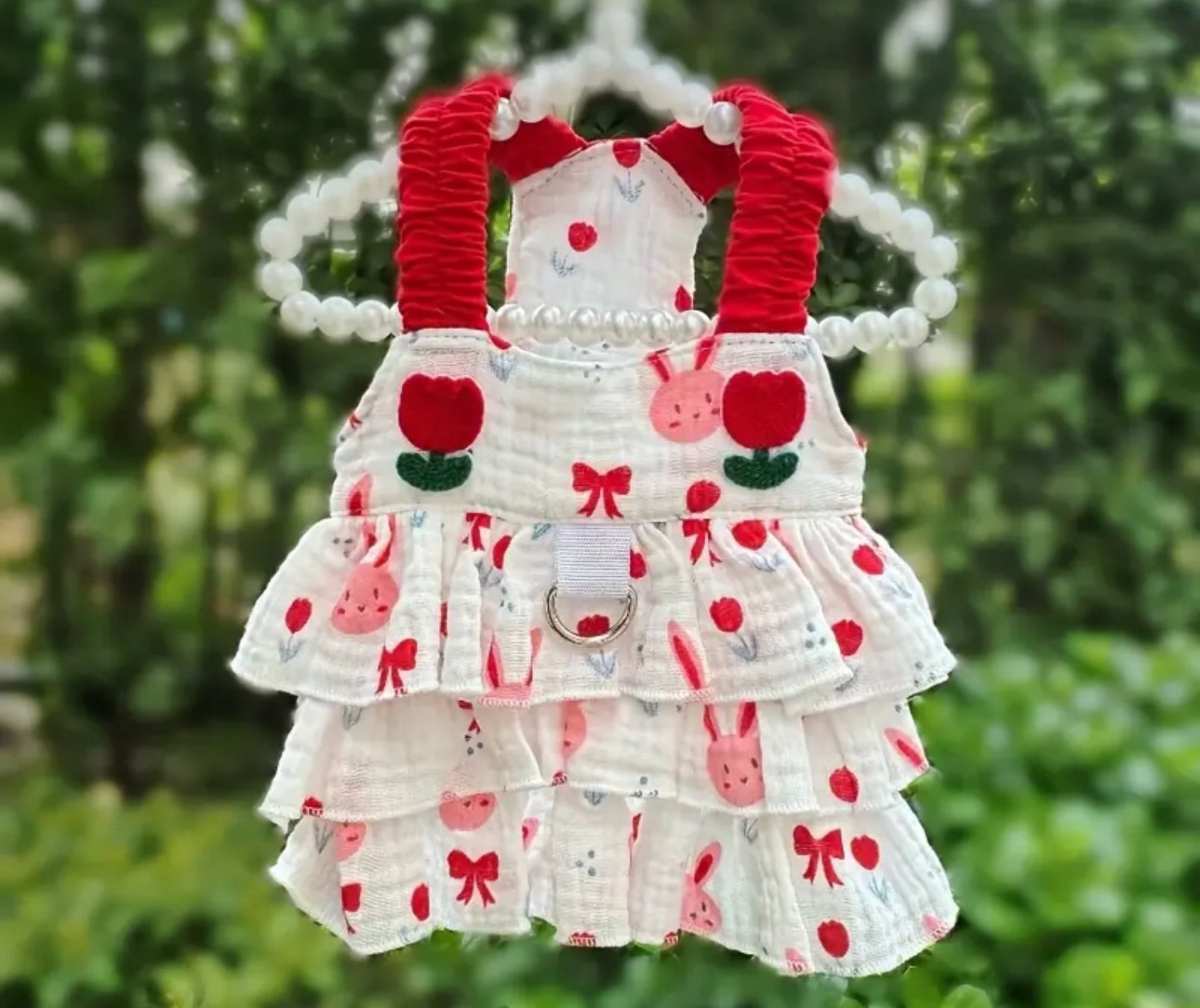 Tiny Cherry Dress for dogs