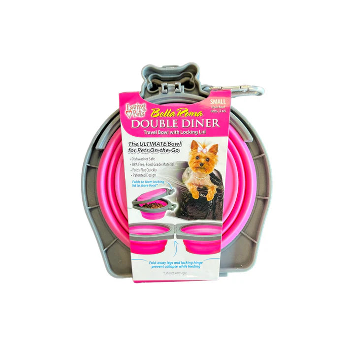 Bella Roma Double Diner Travel Bowl