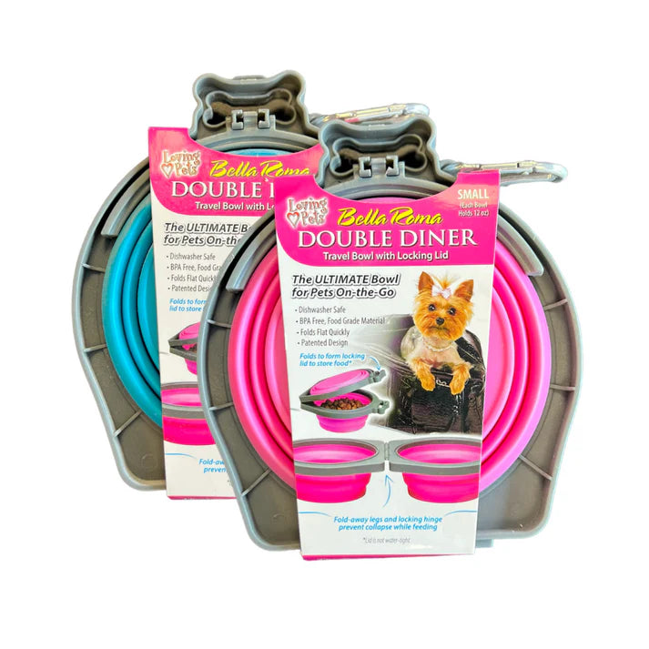 Bella Roma Double Diner Travel Bowl