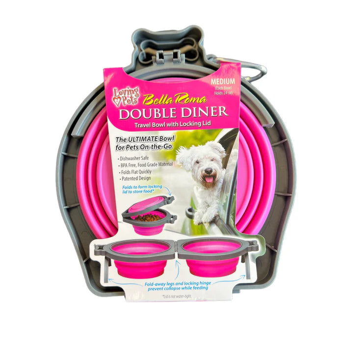 Bella Roma Double Diner Travel Bowl