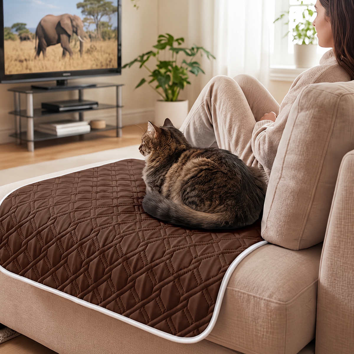 Pet Comfort Waterproof Mat – Alfombra Acolchada para Mascotas