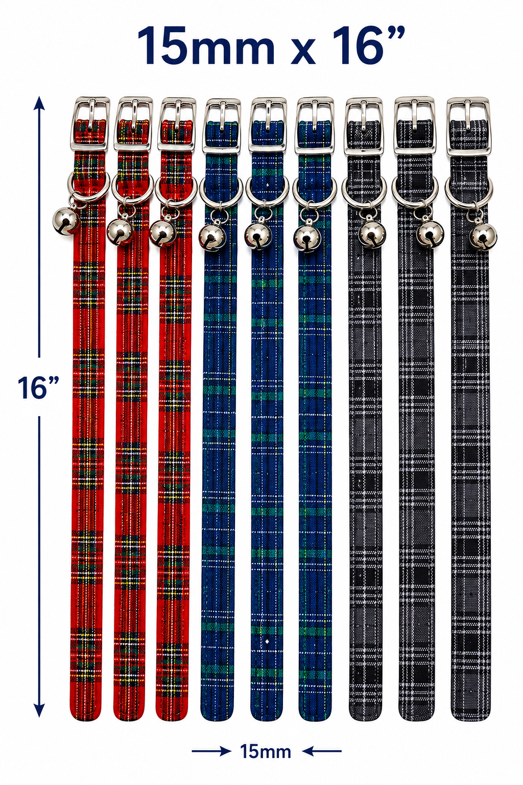 Squares Cat/Small Dog Collars