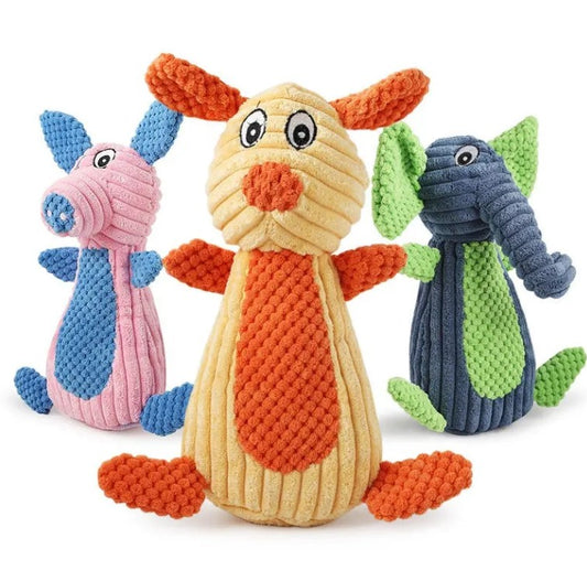 Squeaky Plush Chew Toy