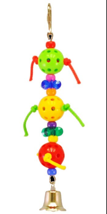 A&E Happy Beaks Bird Toy Three Eggs