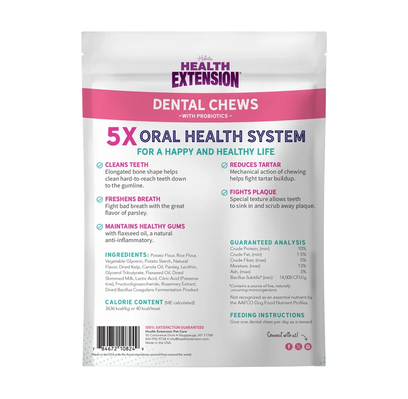 Health Extension Probiotic Dental Bones